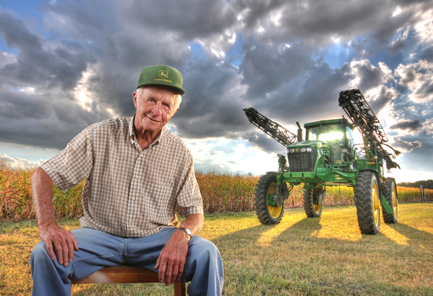 Bruce Crippen, Jerry Shaw John Deere Tractor, 2010. Color photograph, 11 x 14 inches. Courtesy of the artist