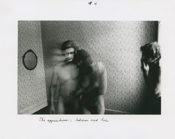 Duane Michals, The Journey of the Spirit After Death (detail), 1971. Gelatin silver print. © Duane Michals. Courtesy of DC Moore Gallery, New York