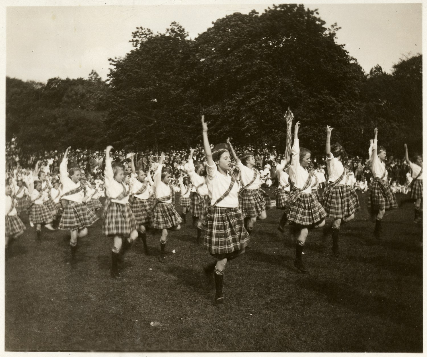 Felix J. Koch, Celtic Dance at May Day Celebration, May, 1921. Gelatin silver print, 4 x 5 inches. Courtesy of Cincinnati Museum Center History Library and Archives