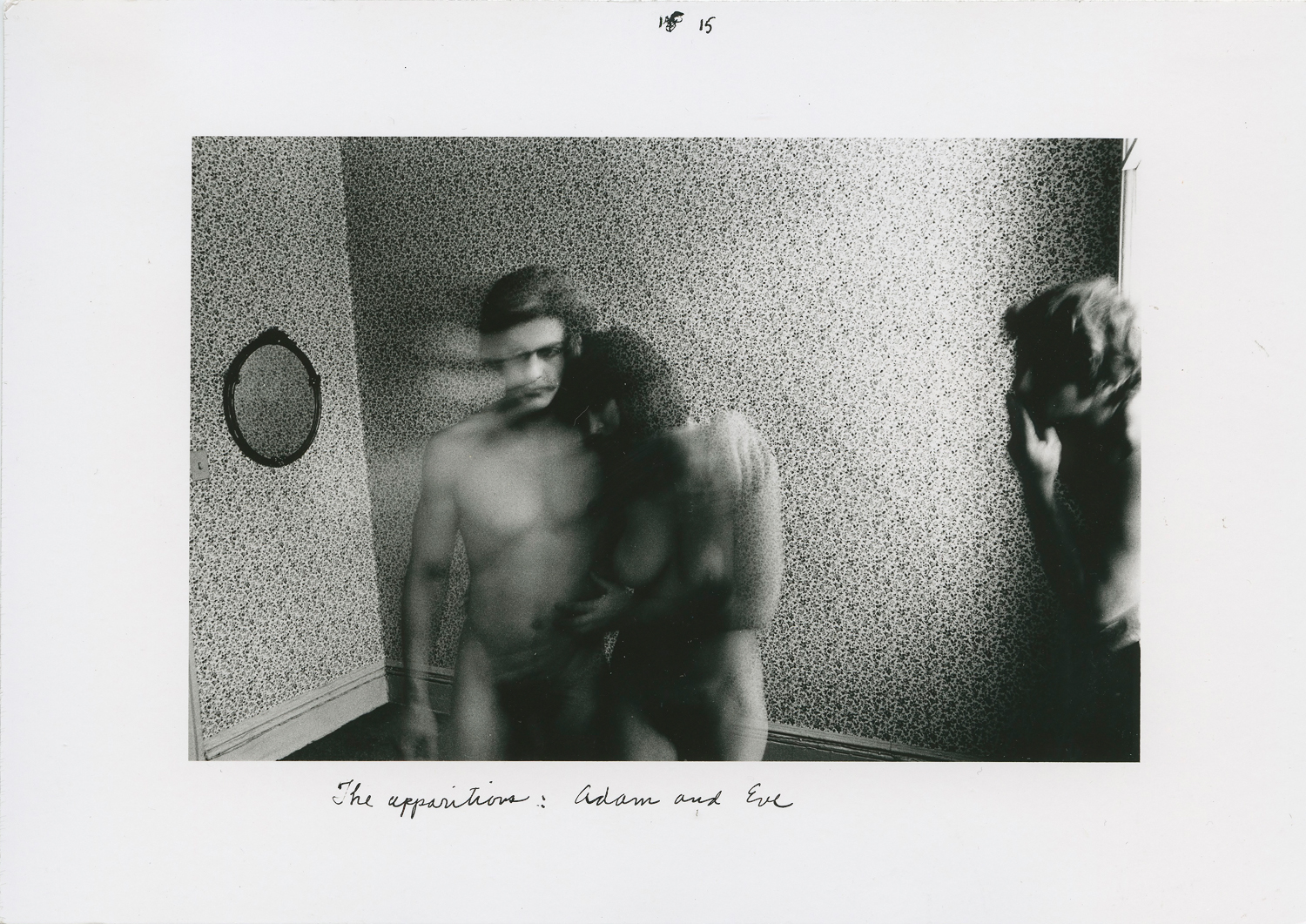 Duane Michals, The Journey of the Spirit After Death (detail), 1971. Gelatin silver print. © Duane Michals. Courtesy of DC Moore Gallery, New York